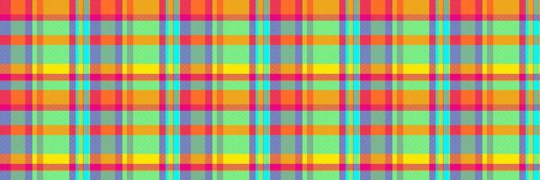 Patterned tartan texture fabric, valentines day check textile plaid. Turkish background seamless pattern in bright and radioactive colors. vector