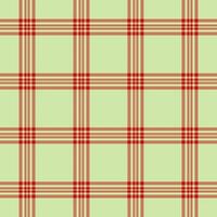 Flannel tartan texture textile, sketching fabric pattern plaid. 50s seamless background check in orange and light colors. vector