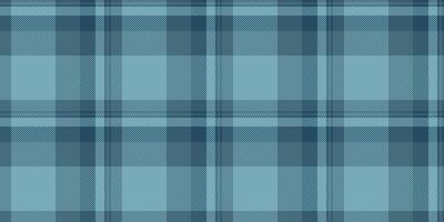 Nostalgia textile pattern , canadian tartan texture check. Professional seamless background plaid fabric in cyan color. vector