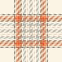 Plaid check pattern. Seamless fabric texture. Tartan textile print. vector