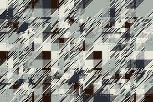 Modern glitch background. Color geometric abstract pattern . vector