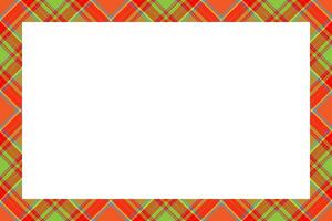 Vintage frame . Scottish border pattern retro style. Tartan plaid ornament. vector