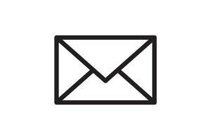 Mail icon sign. Letter envelope symbol. Message send to address illustration. vector