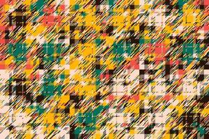 Modern glitch background. Color geometric abstract pattern . vector