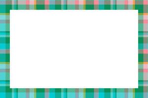 Vintage frame . Scottish border pattern retro style. Tartan plaid ornament. vector