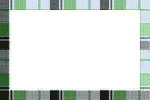 Vintage frame . Scottish border pattern retro style. Tartan plaid ornament. vector