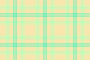 Holiday tartan textile fabric, american background texture plaid. Autumn seamless check pattern in light and teal colors. vector