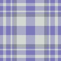 Plaid check pattern. Seamless fabric texture. Tartan textile print. vector