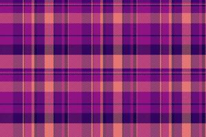 Direct tartan seamless pattern, postcard background check. Graph plaid texture fabric textile in magenta and red colors. vector