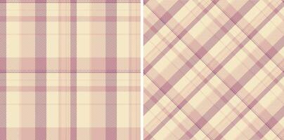 Seamless tartan pattern of fabric background with a plaid textile check texture. Set in fall colors. Tile flooring trends. vector