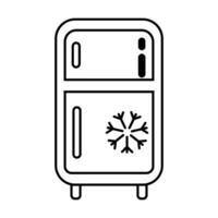 fridge icon on white background vector