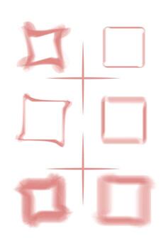 sketch frame border. Simple doodle rectangle pencil frame border shape for text quote template vector