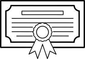 Diploma line icon set. academic qualification certificate line icon. licence document sign for Ui designs. vector