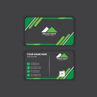 Professional Business card design layout template vector
