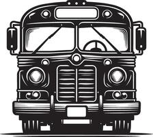City bus silhouette flat illustration isolated on a white background vector