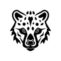 Hyena icon or modern line symbol. line art and icon design with bold outline. Black and white Pixel Perfect minimalistic symbol isolated white background. Silhouette simple thin sign vector