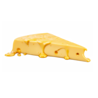 A splash of cheese with dripping and melting sauce, isolated on transparent background. png