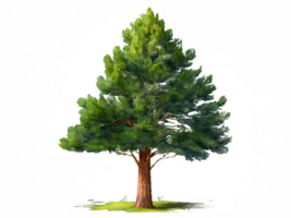 tree medium pinus pinea isolated on transparent background png