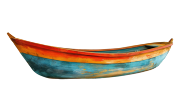 Side View of Boat on the transparent background, Format png