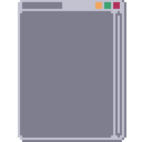 Vertical Window UI Pixel Art png
