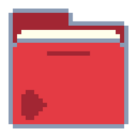 Folder Icon Pixel Art png