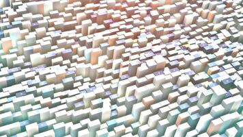 3d box and brick shape texture abstract background video