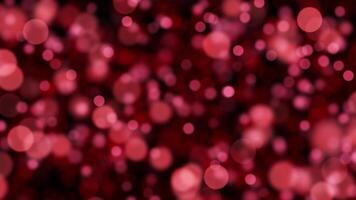 Seamless loop background with pink bokeh pattern made of bright round shapes with soft glow effect. Bright screensaver for celebration, anniversary, luxury event and art performance. Looped 4K 60fps video