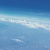 Photo of clouds from an airplane