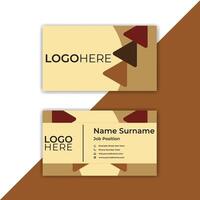 Print Professional Business Card, Template, or Visiting Card. vector