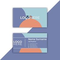 Print Professional Business Card, Template, or Visiting Card. vector