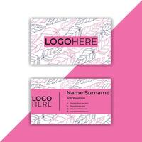 Print Professional Business Card, Template, or Visiting Card. vector