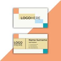 Print Professional Business Card, Template, or Visiting Card. vector