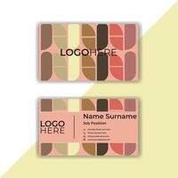 Print Professional Business Card, Template, or Visiting Card. vector