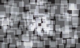 Abstract square with dark background. bright soft glass. vector