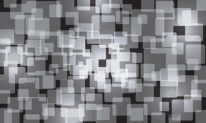 Abstract square with dark background. bright soft glass.