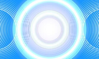 Bright blue dynamic abstract background. circle wave line stripe decoration. circle pattern. vector