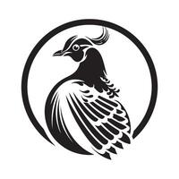 Partridge Logo design and template stock Image Isolated On white background vector