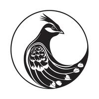 Partridge Logo design and template stock Image Isolated On white background vector