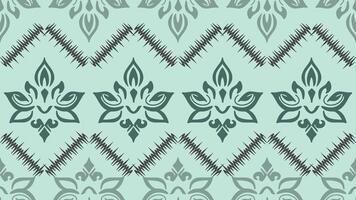 seamless pattern design with damask vector