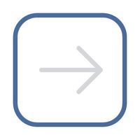 Sign Out icon outline color style vector