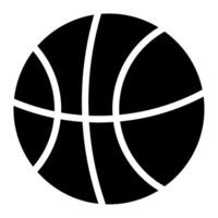 Basketball icon glyph style vector
