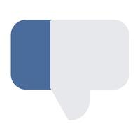 Thumb Down icon flat style vector
