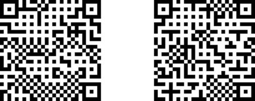 QR Code. Set of barcode icon. Trendy bar code for web icon. Abstract barcode icon illustration. QR Code vector