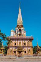 Phuket, Thailand, 2024 - The magnificent Wat Chalong Buddhist temple was built in the 19th century, apart from being a house of worship it is also a popular tourist destination in Phuket. photo