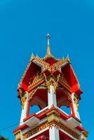 Phuket, Thailand, 2024 - The magnificent Wat Chalong Buddhist temple was built in the 19th century, apart from being a house of worship it is also a popular tourist destination in Phuket. photo