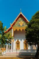 Phuket, Thailand, 2024 - The magnificent Wat Chalong Buddhist temple was built in the 19th century, apart from being a house of worship it is also a popular tourist destination in Phuket. photo
