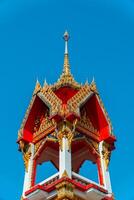 Phuket, Thailand, 2024 - The magnificent Wat Chalong Buddhist temple was built in the 19th century, apart from being a house of worship it is also a popular tourist destination in Phuket. photo