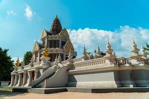 Phuket, Thailand, 2024 - The magnificent Wat Chalong Buddhist temple was built in the 19th century, apart from being a house of worship it is also a popular tourist destination in Phuket. photo