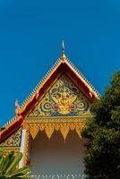 Phuket, Thailand, 2024 - The magnificent Wat Chalong Buddhist temple was built in the 19th century, apart from being a house of worship it is also a popular tourist destination in Phuket. photo