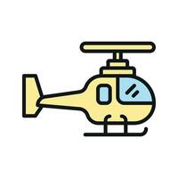 Helicopter icon design templates simple and modern vector